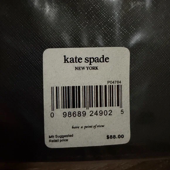 kate spade Black Saffiano Zip Wristlet with Gold Logo - Picture 4 of 6